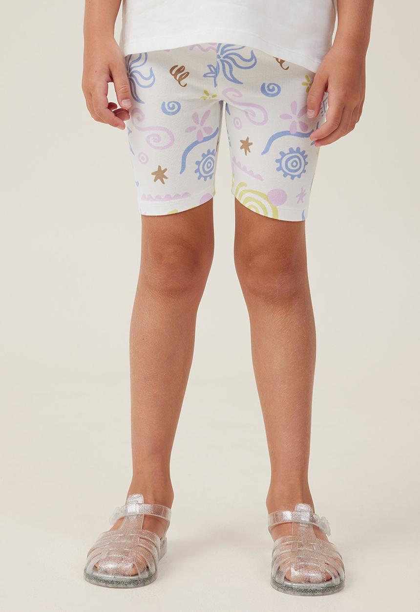 Cotton On - Hailey bike short - vanilla/capri floral