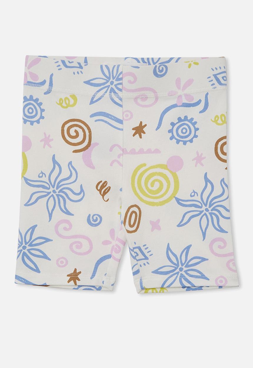 Cotton On - Hailey bike short - vanilla/capri floral