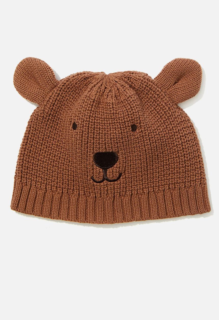 Cotton On - Clark character knit beanie - coco jumbo/bear