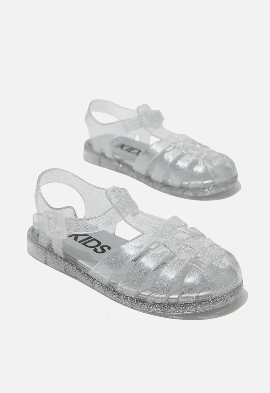 Cotton On - Elsie jelly sandal - silver glitter