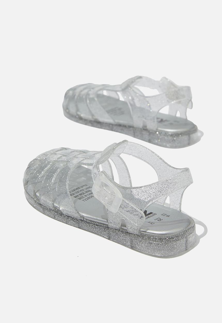 Cotton On - Elsie jelly sandal - silver glitter