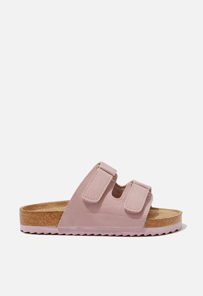 Cotton On - Frankie double strap slide - pinky