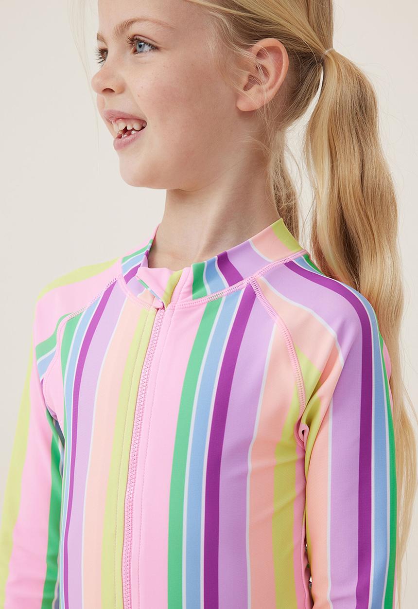 Cotton On - Lydia one piece - rio rainbow stripe