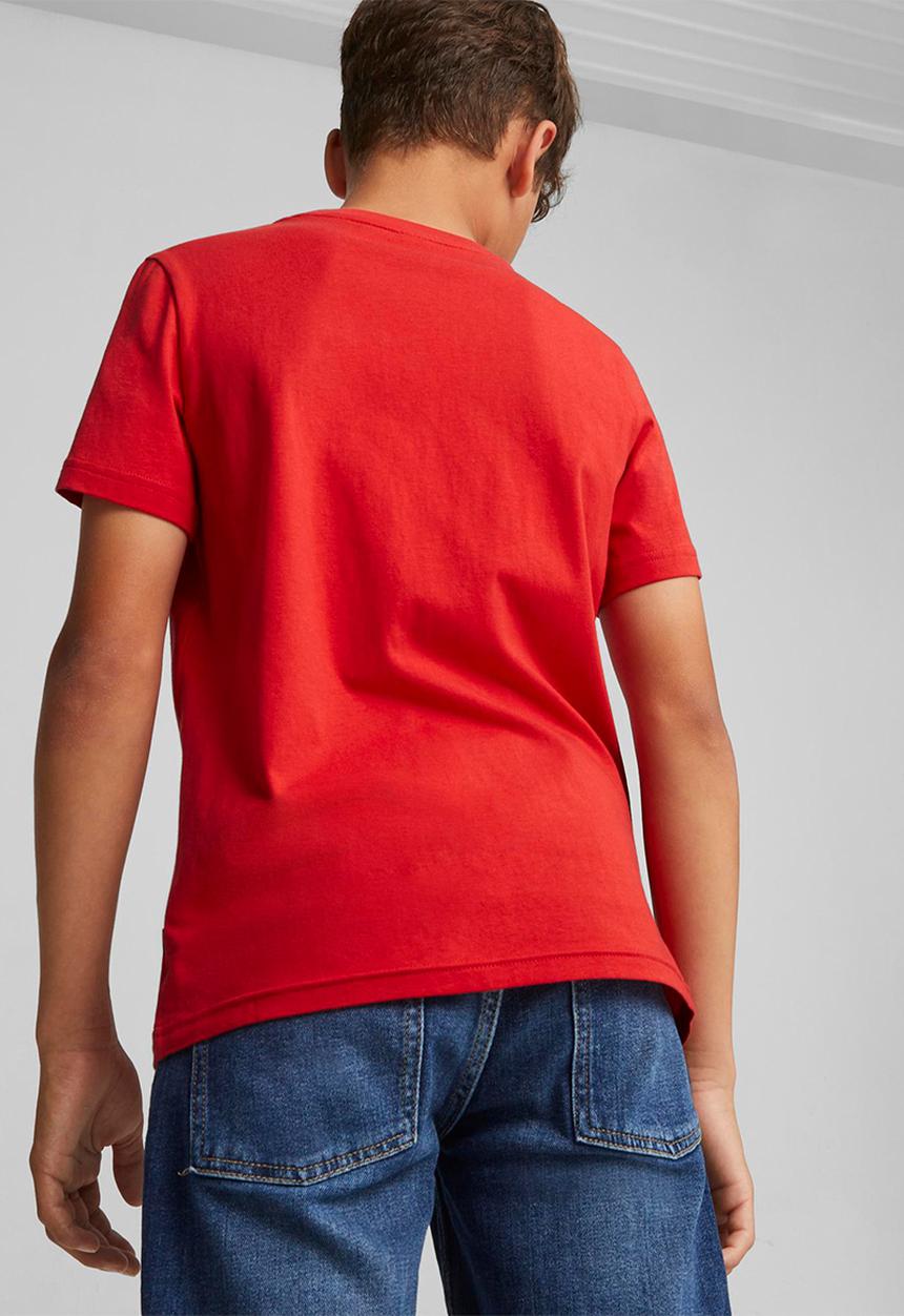PUMA - Graphics no.1 logo tee b - for all time red
