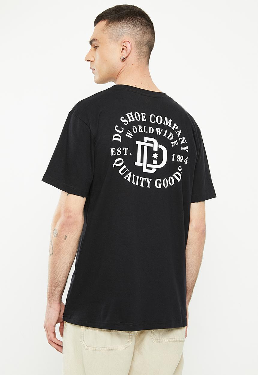 DC - Rugby crest short sleeve - black