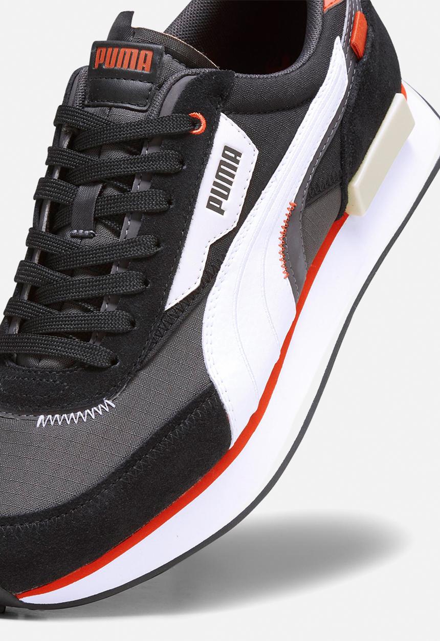 PUMA - Future rider displaced - dark coal-puma white