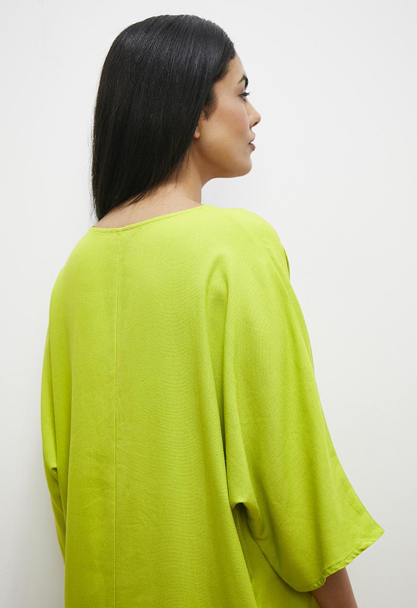 edit - Maxi kaftan dress - lime