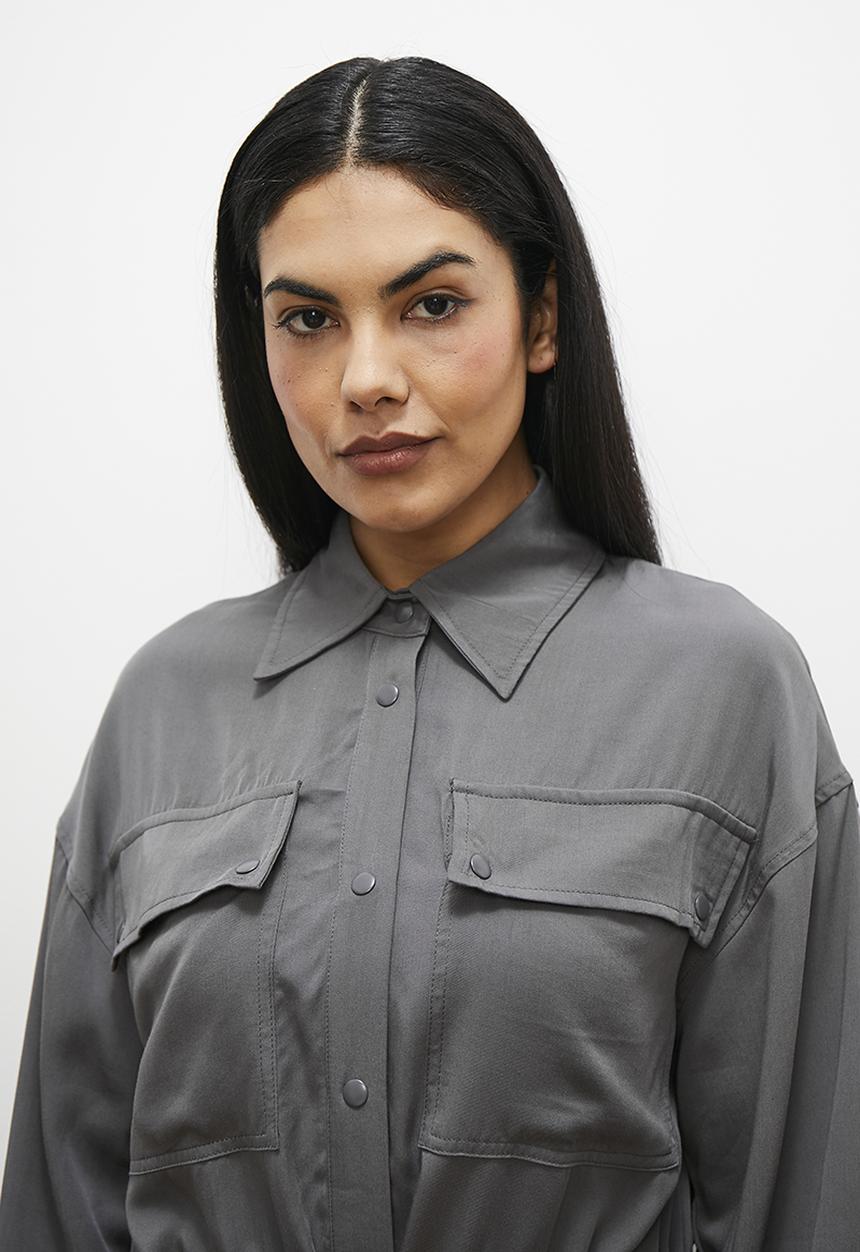 edit - Soft utility jacket - grey