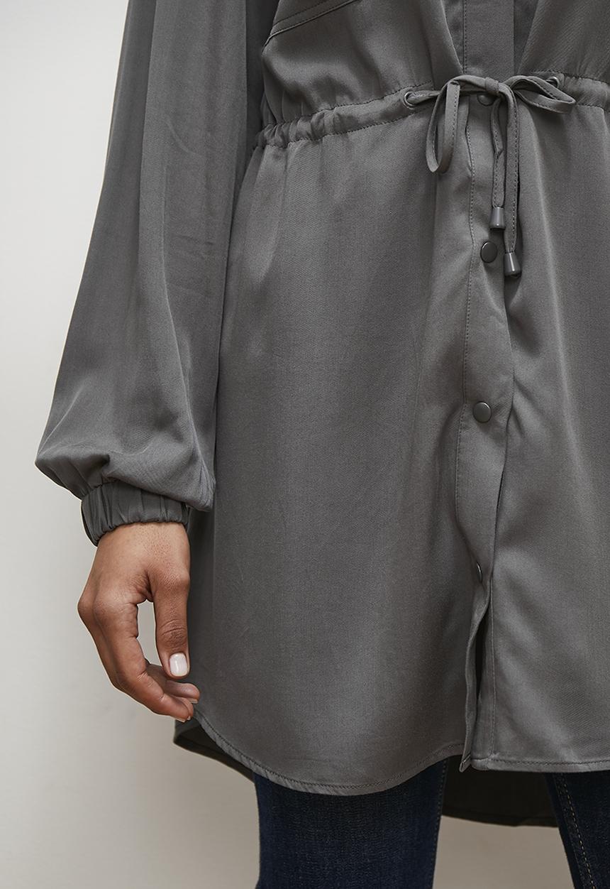 edit - Soft utility jacket - grey