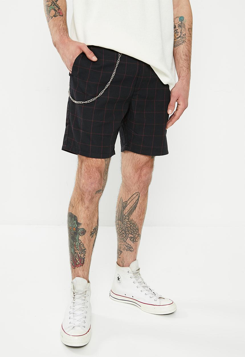 Brave Soul - MSRT-chester - black & burgundy check