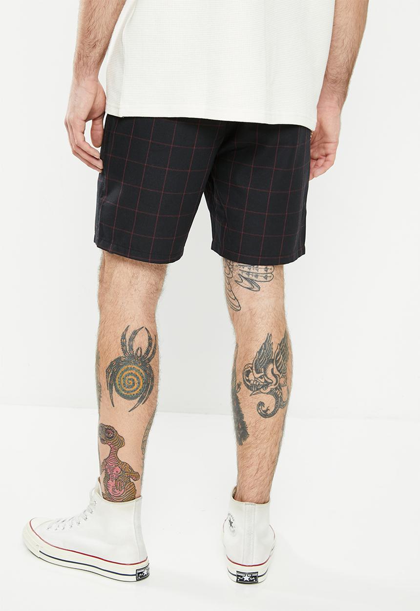 Brave Soul - MSRT-chester - black & burgundy check