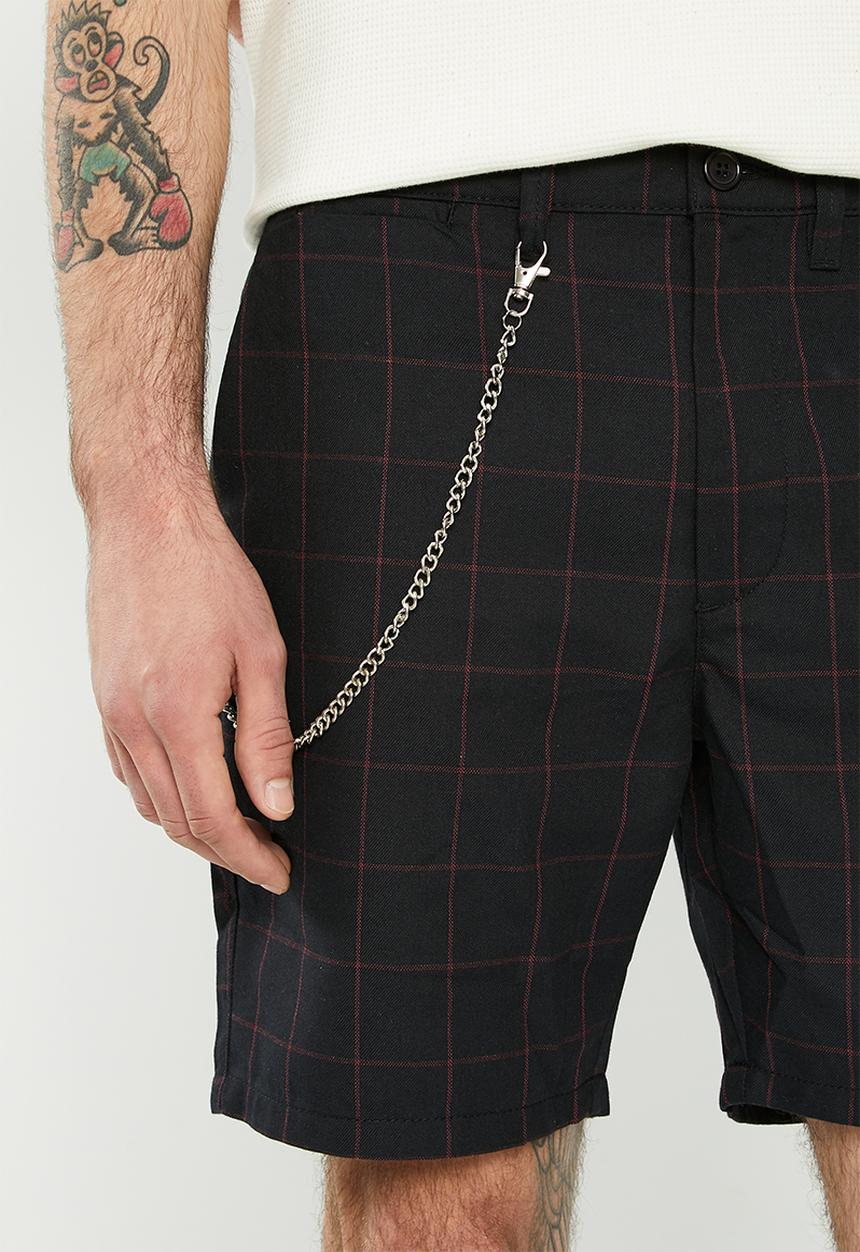 Brave Soul - MSRT-chester - black & burgundy check