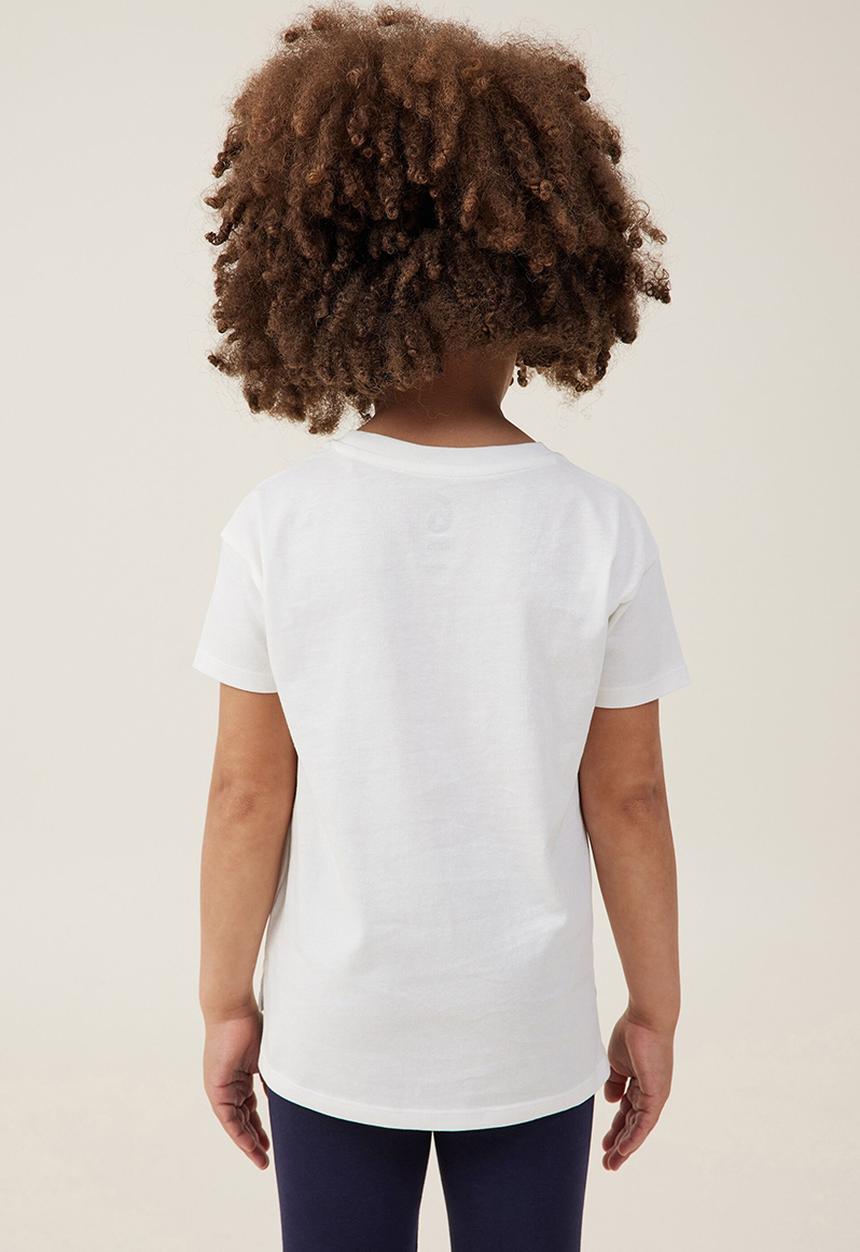 Cotton On - Poppy short sleeve print tee - vanilla/vitamin sea