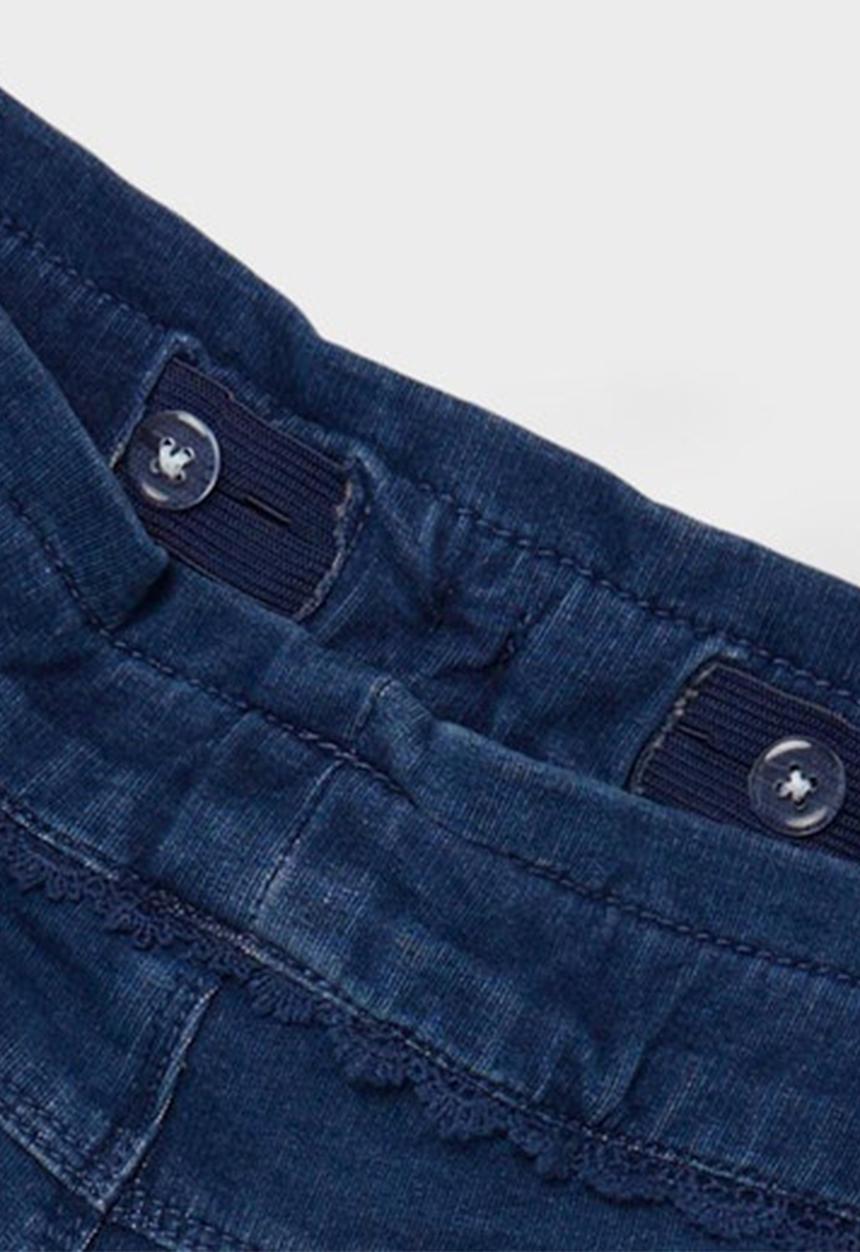 Name It - Nmfbibi dnmtorina swe pant  - dark blue denim