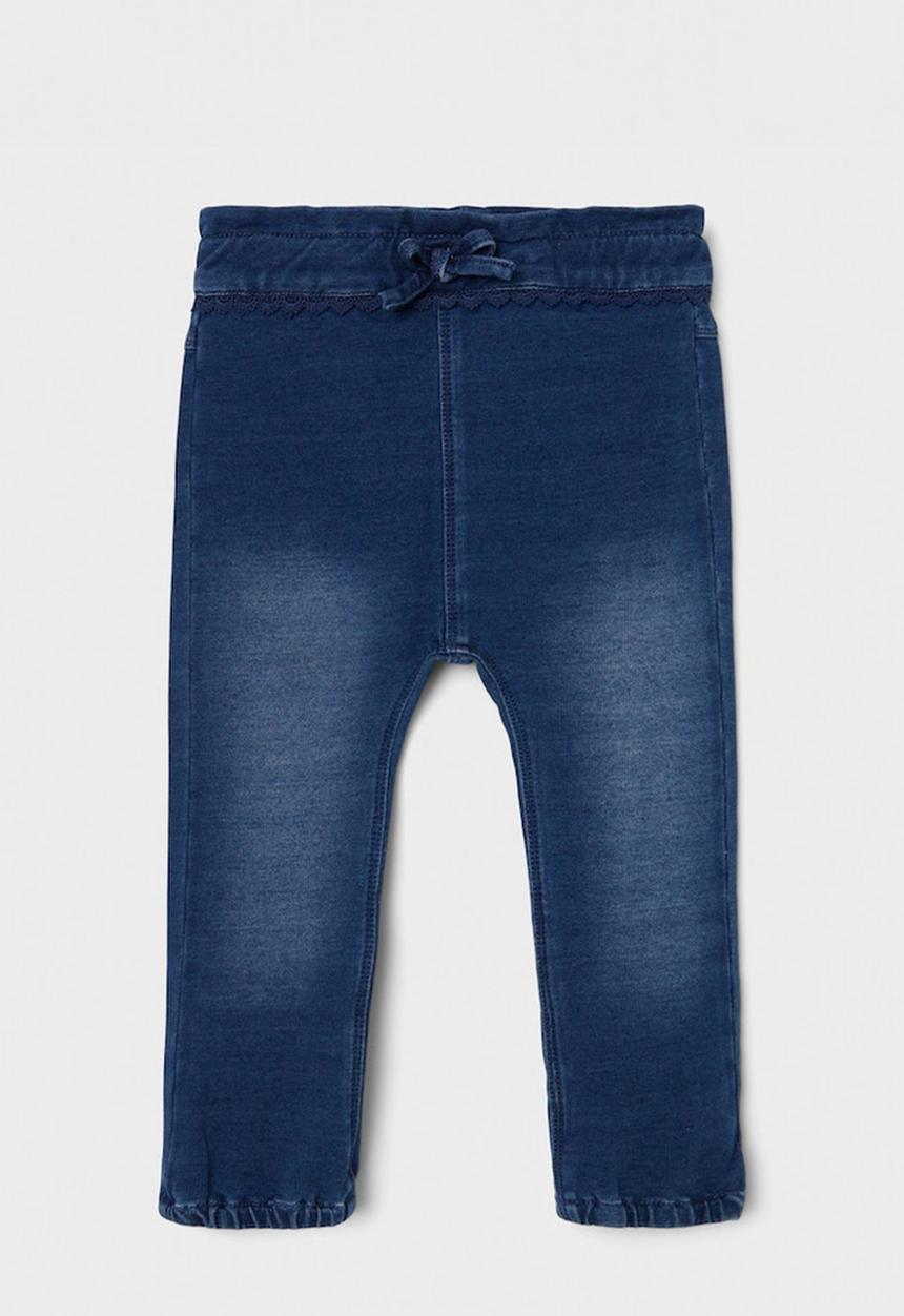 Name It - Nmfbibi dnmtorina swe pant  - dark blue denim
