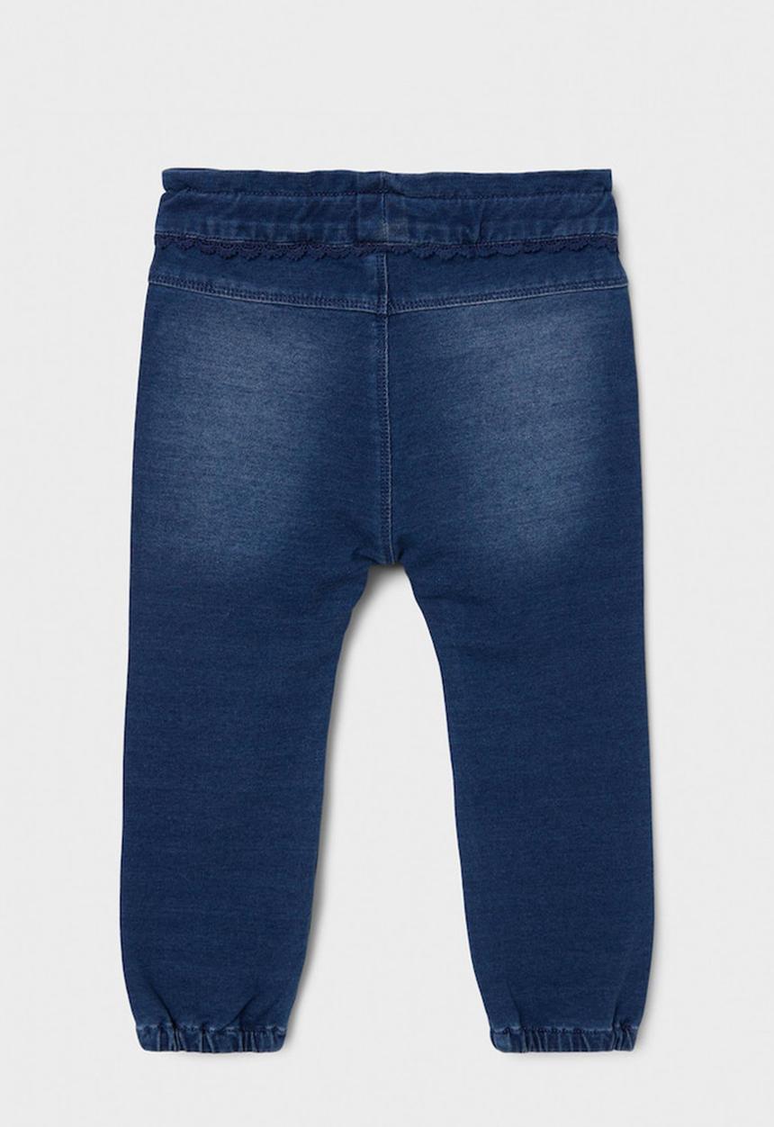 Name It - Nmfbibi dnmtorina swe pant  - dark blue denim