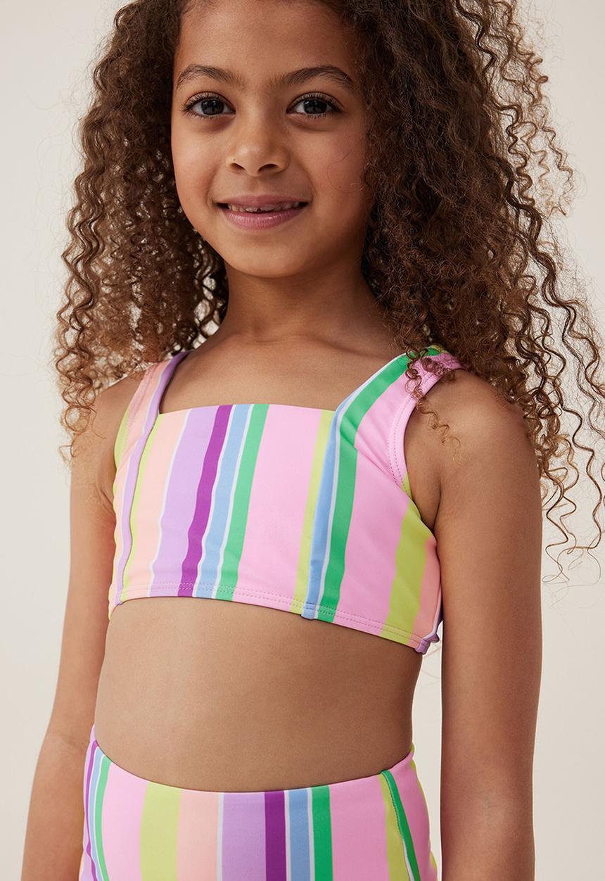 Cotton On - Korra bikini - rio rainbow stripe