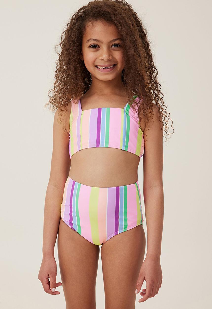 Cotton On - Korra bikini - rio rainbow stripe