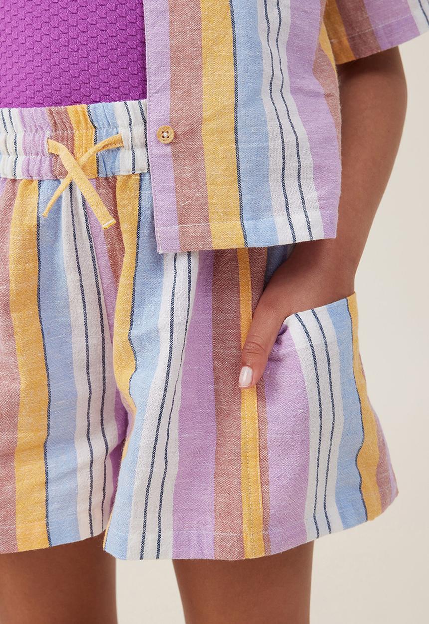 Cotton On - Kai short - chameleon/rio stripe