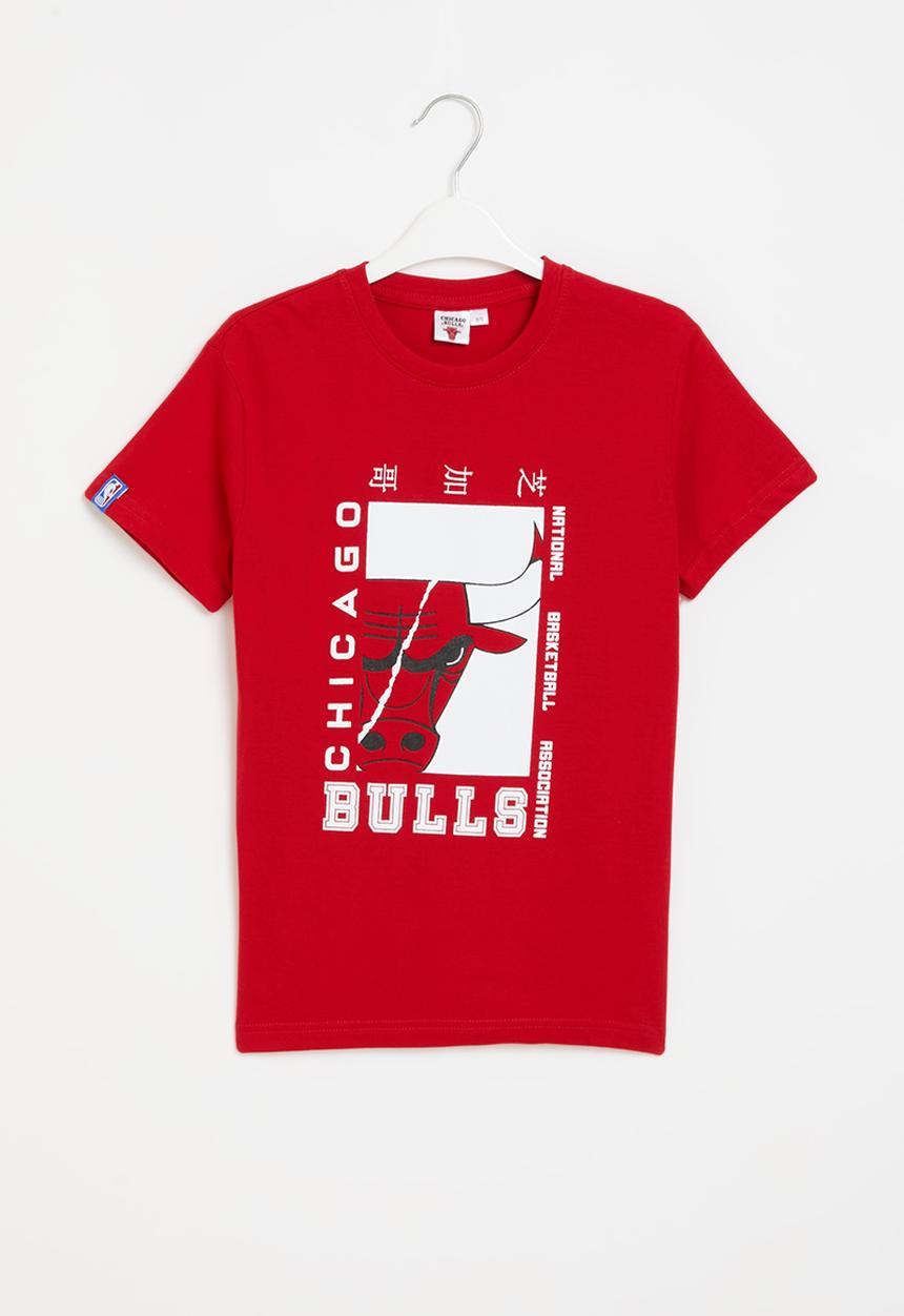 NBA - Kids CHI tee chicago bulls - red