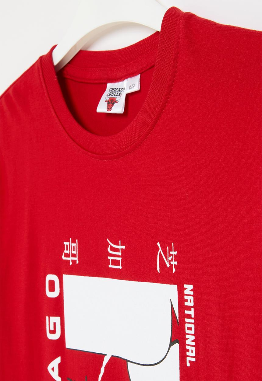 NBA - Kids CHI tee chicago bulls - red