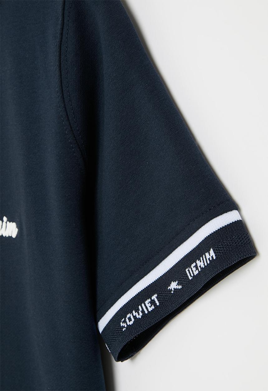 SOVIET - Boys crew neck tee - navy