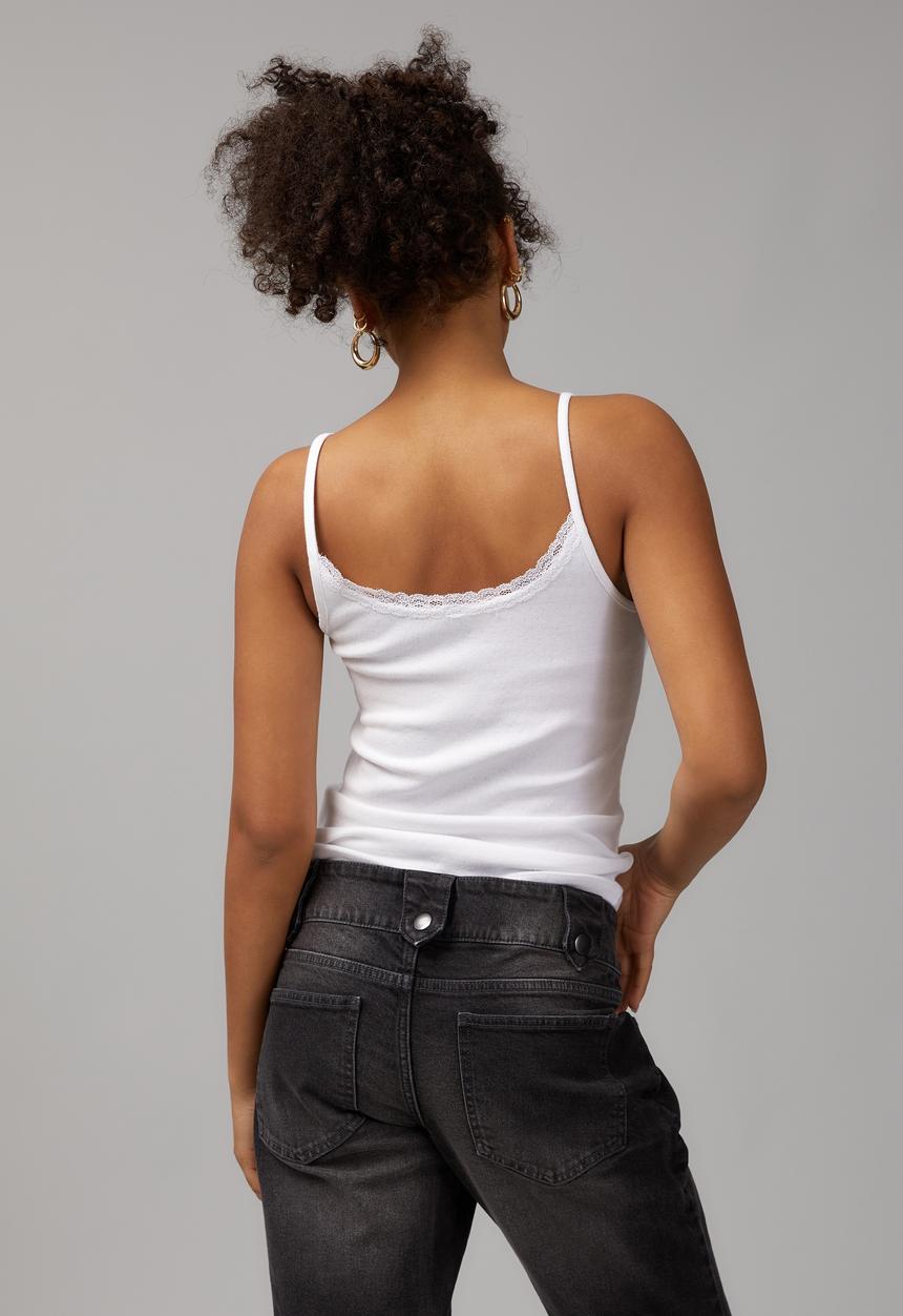 Factorie - Pointelle cami - white