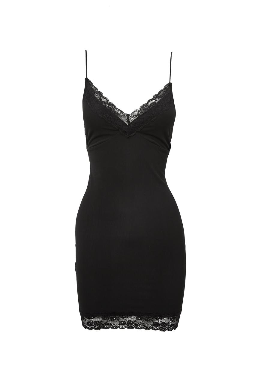 Supré  - Blair mesh mini dress - black