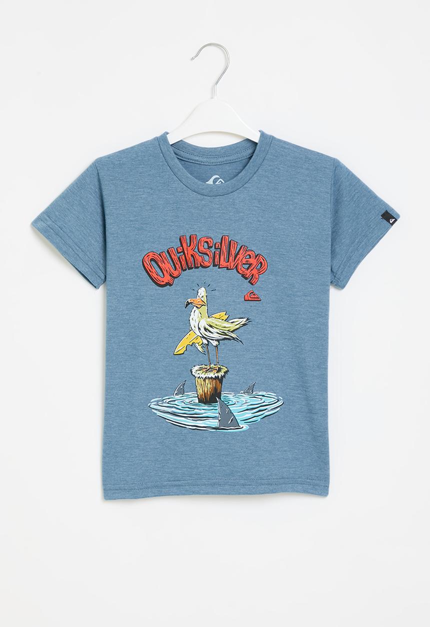 Quiksilver - Seagull kids short sleeve boy - vallarta blue heather