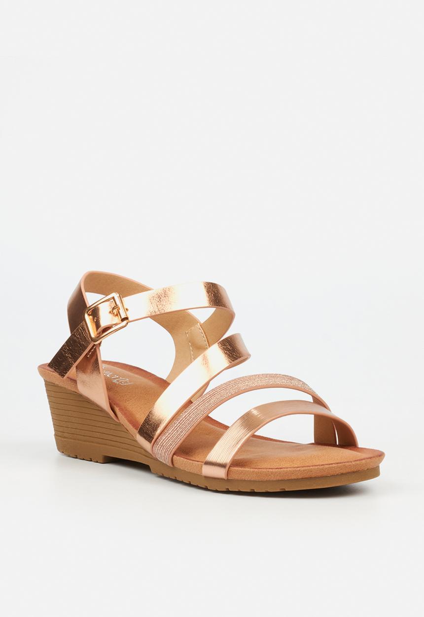 Butterfly Feet - Kimi 1 wedge heel - rose gold