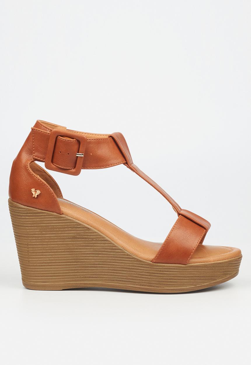 Butterfly Feet - Larah 3 wedge heel - tan