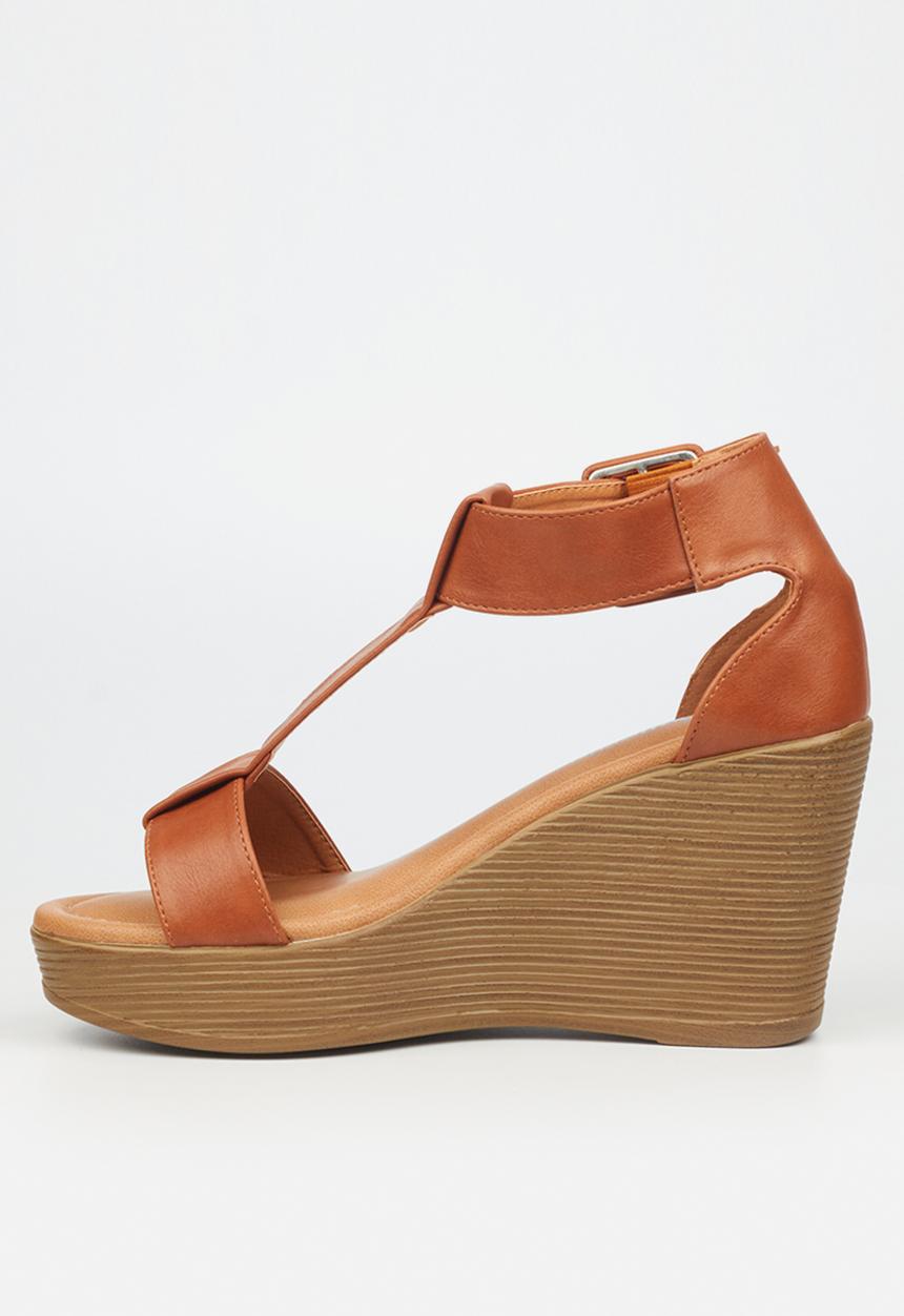 Butterfly Feet - Larah 3 wedge heel - tan