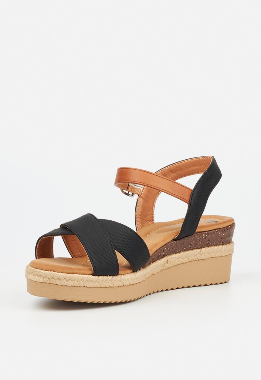 Butterfly Feet - Tammy 1 wedge heel - black