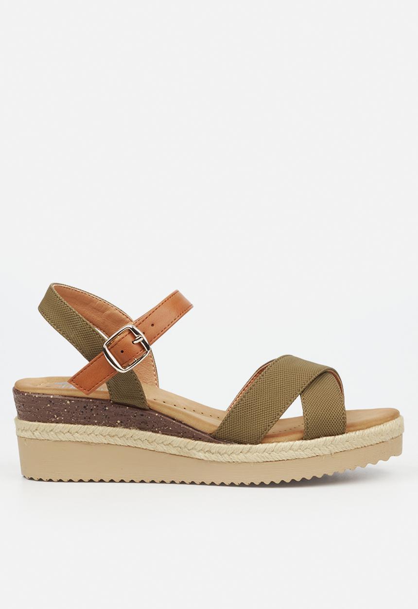 Butterfly Feet - Tammy 1 wedge heel - olive