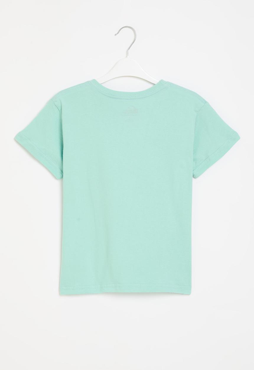 Quiksilver - Dinos ride short sleeve pre-boy - pastel turquoise