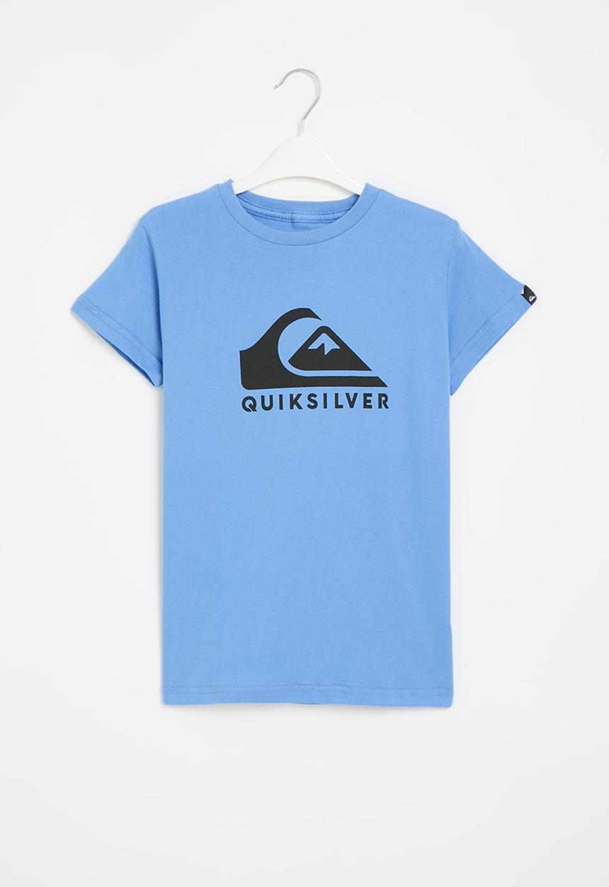 Quiksilver - Corp logo short sleeve boy - azure blue
