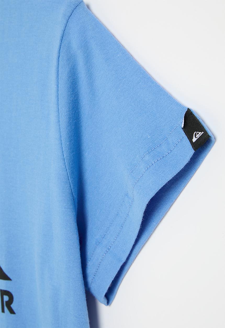 Quiksilver - Corp logo short sleeve boy - azure blue