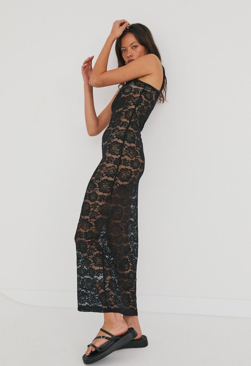 Supré  - Ivy lace maxi dress - black