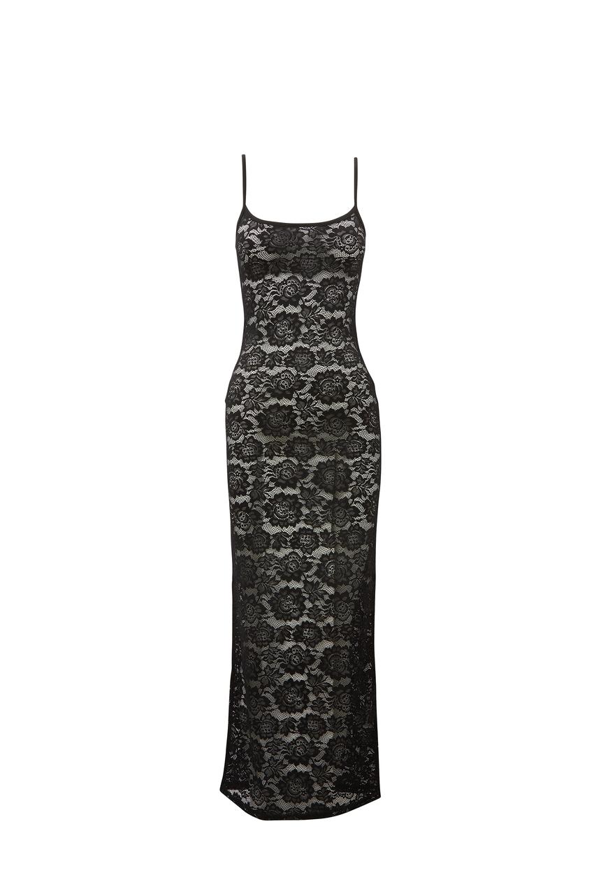 Supré  - Ivy lace maxi dress - black