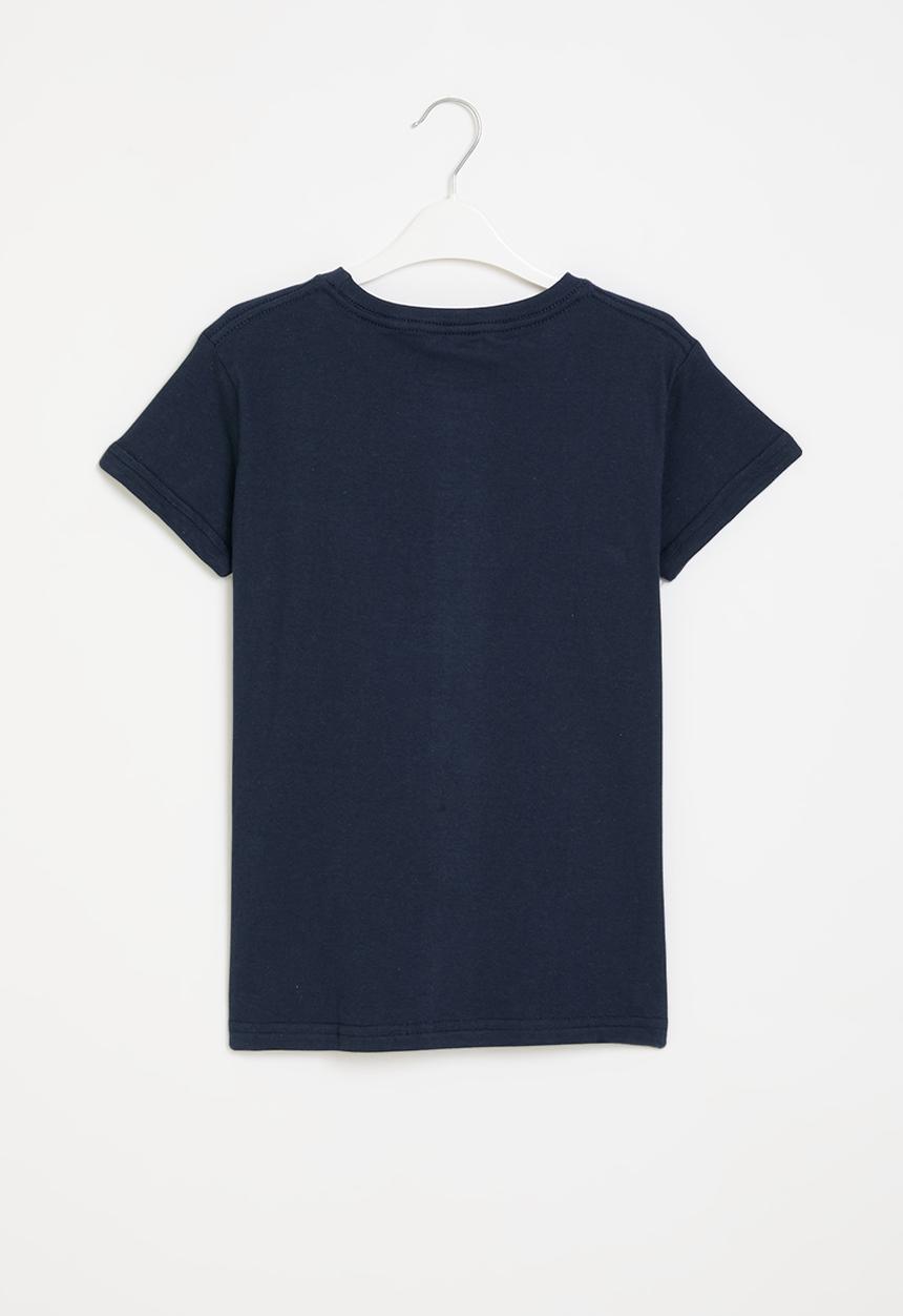 Quiksilver - Corp Logo short sleeve boy - navy blazer