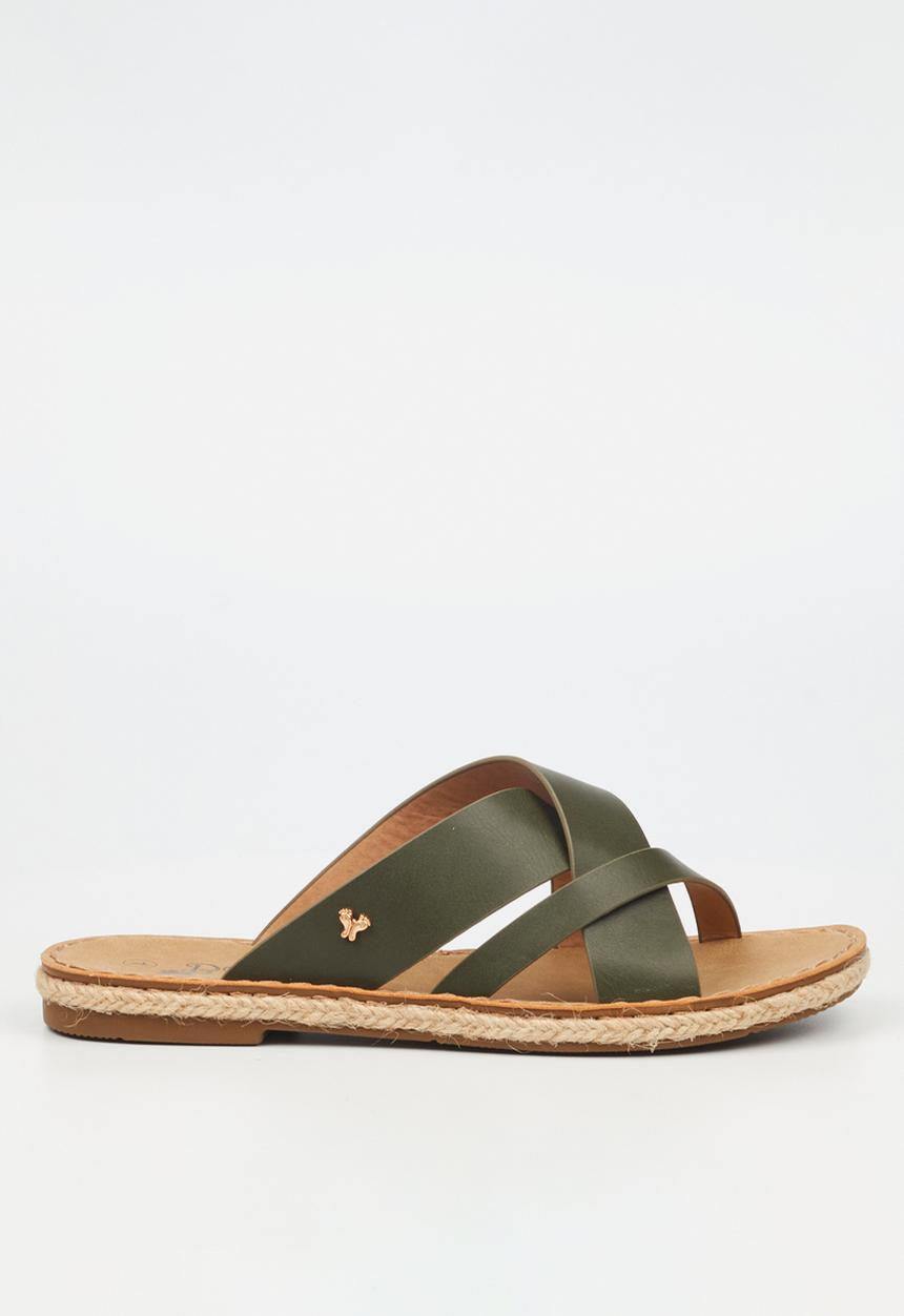 Butterfly Feet - Celia 3 sandal - olive
