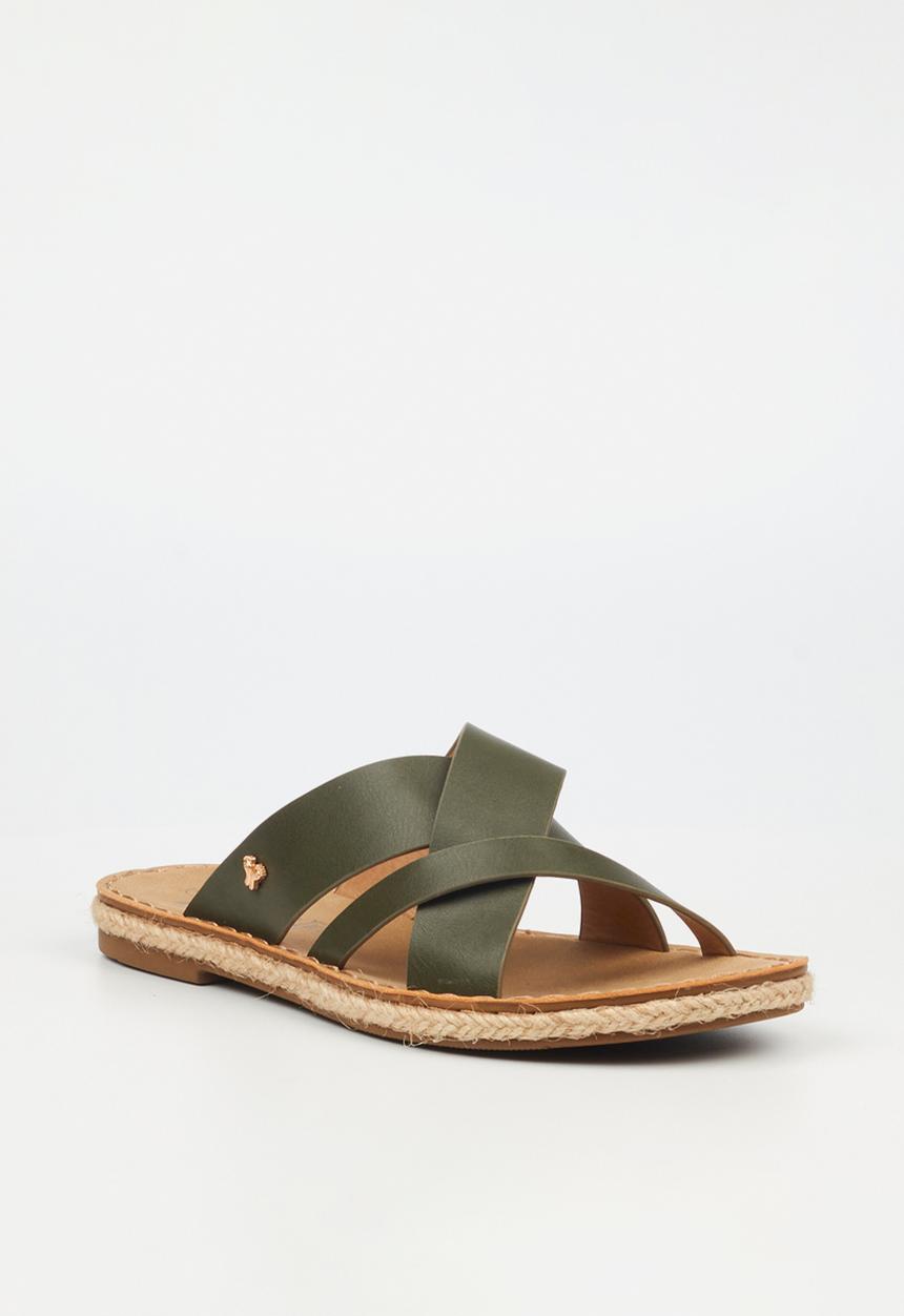 Butterfly Feet - Celia 3 sandal - olive