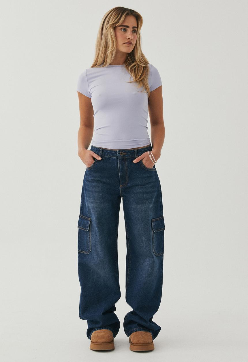 Supré  - Shay short sleeve top - blue lilac