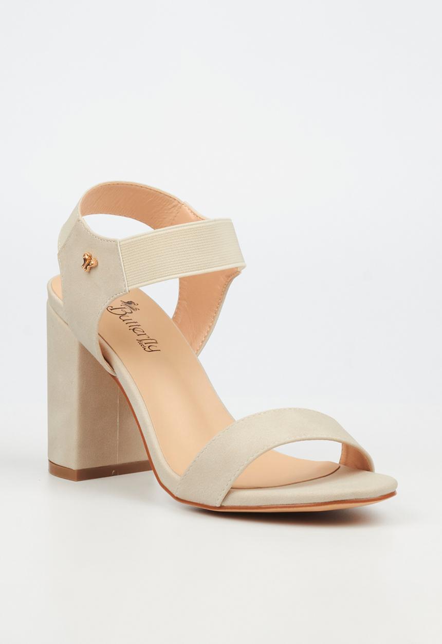 Butterfly Feet - Kaila 1 block heel - beige
