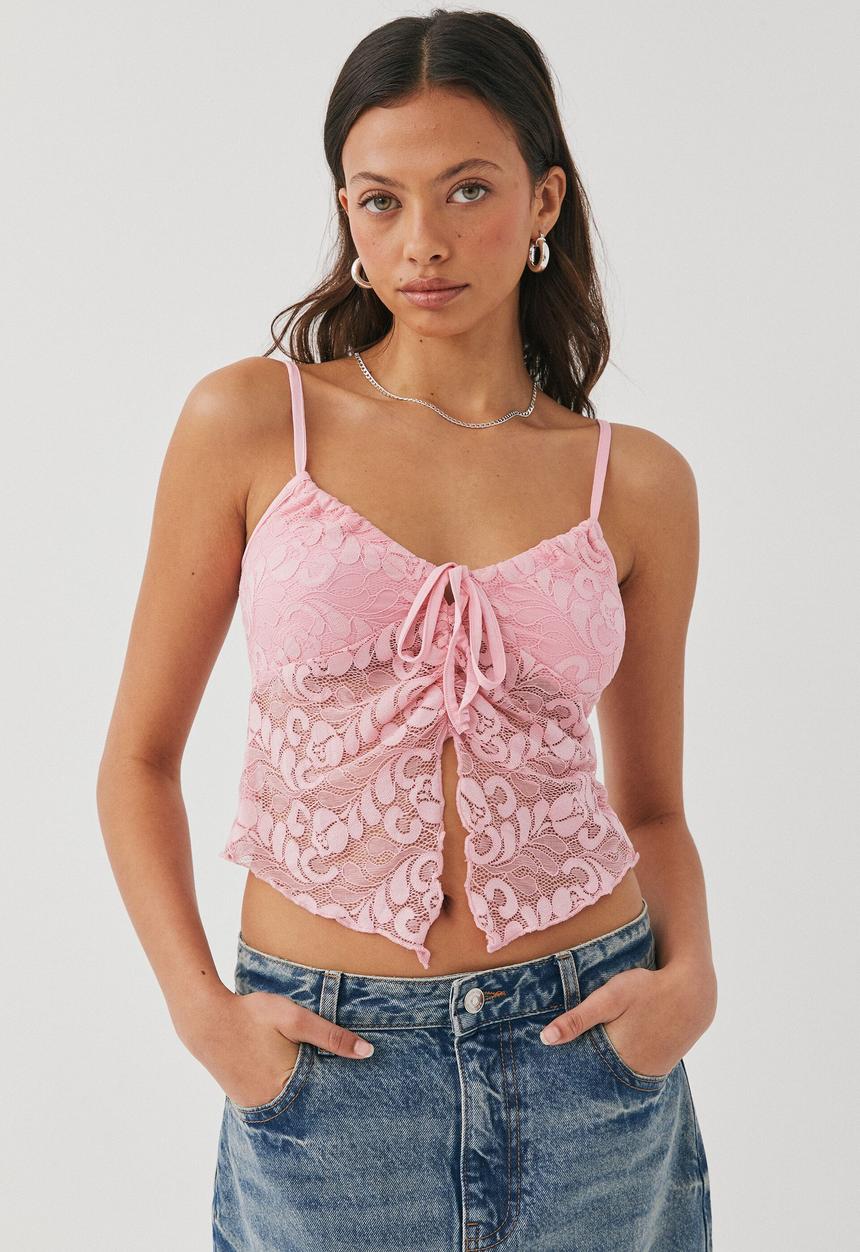 Supré  - Ellery butterfly camisole - pink lemonade