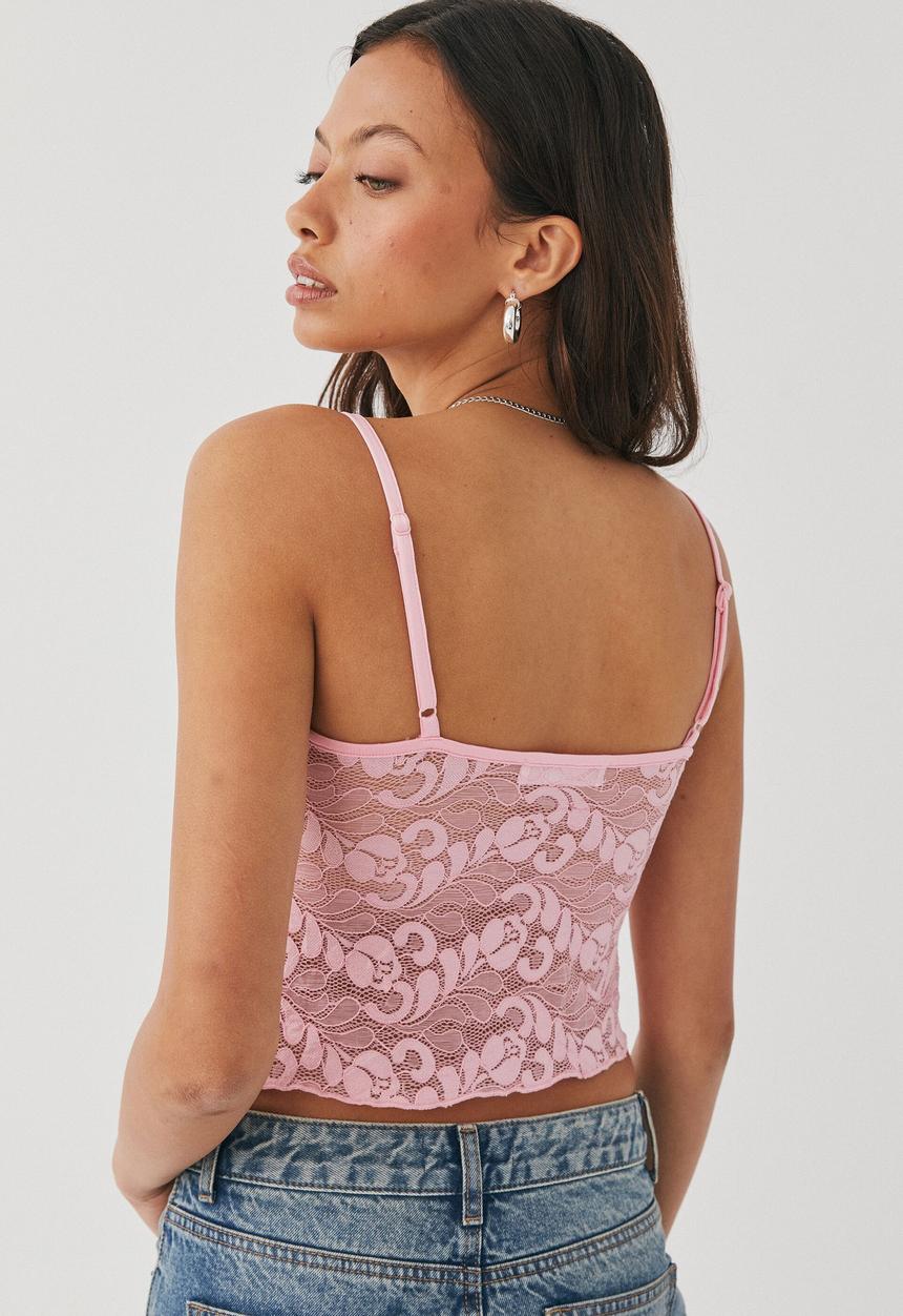 Supré  - Ellery butterfly camisole - pink lemonade