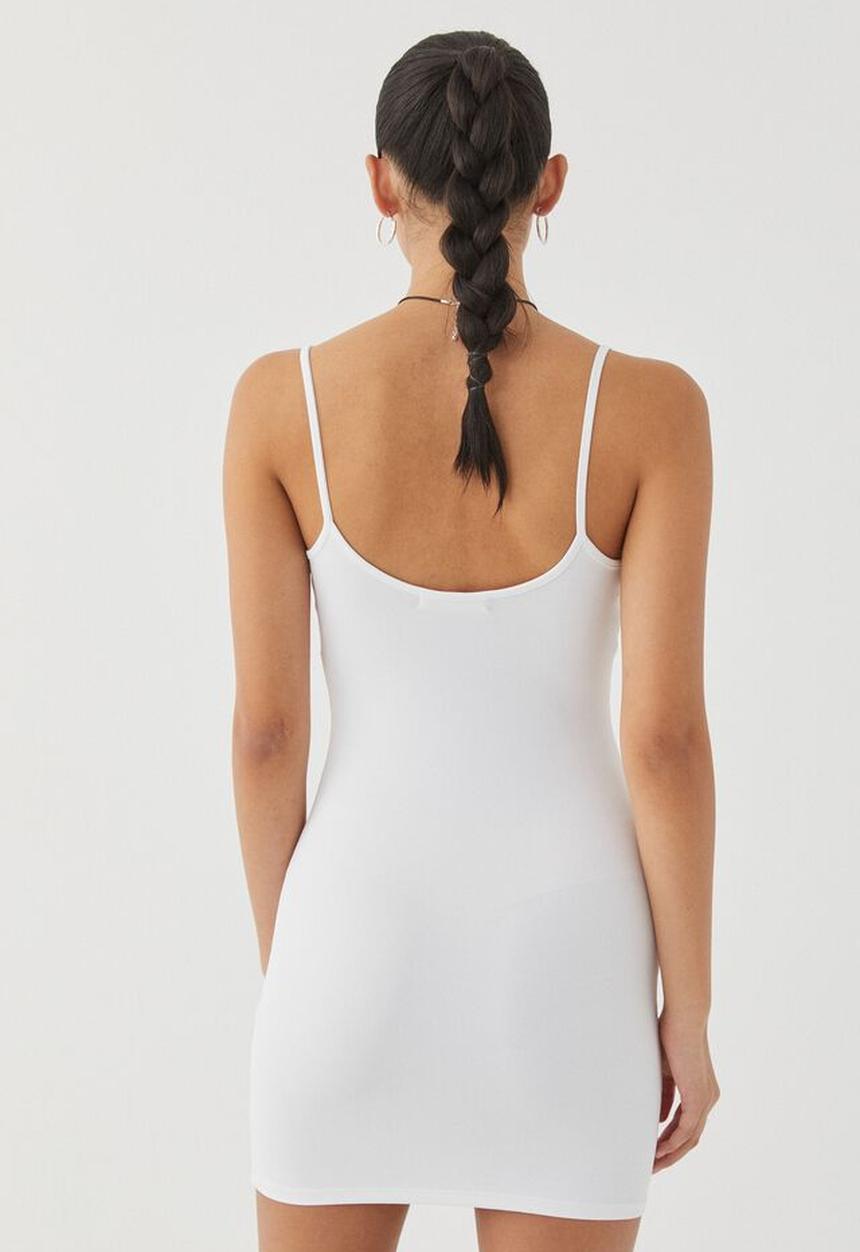 Supré  - Penny mini slip dress - white