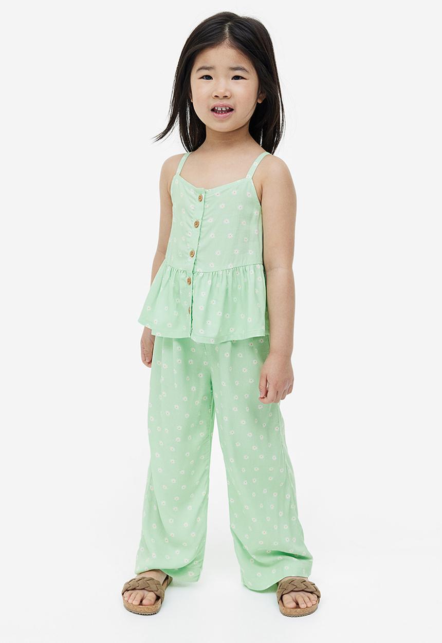 H&M - 2-Piece set - light green floral