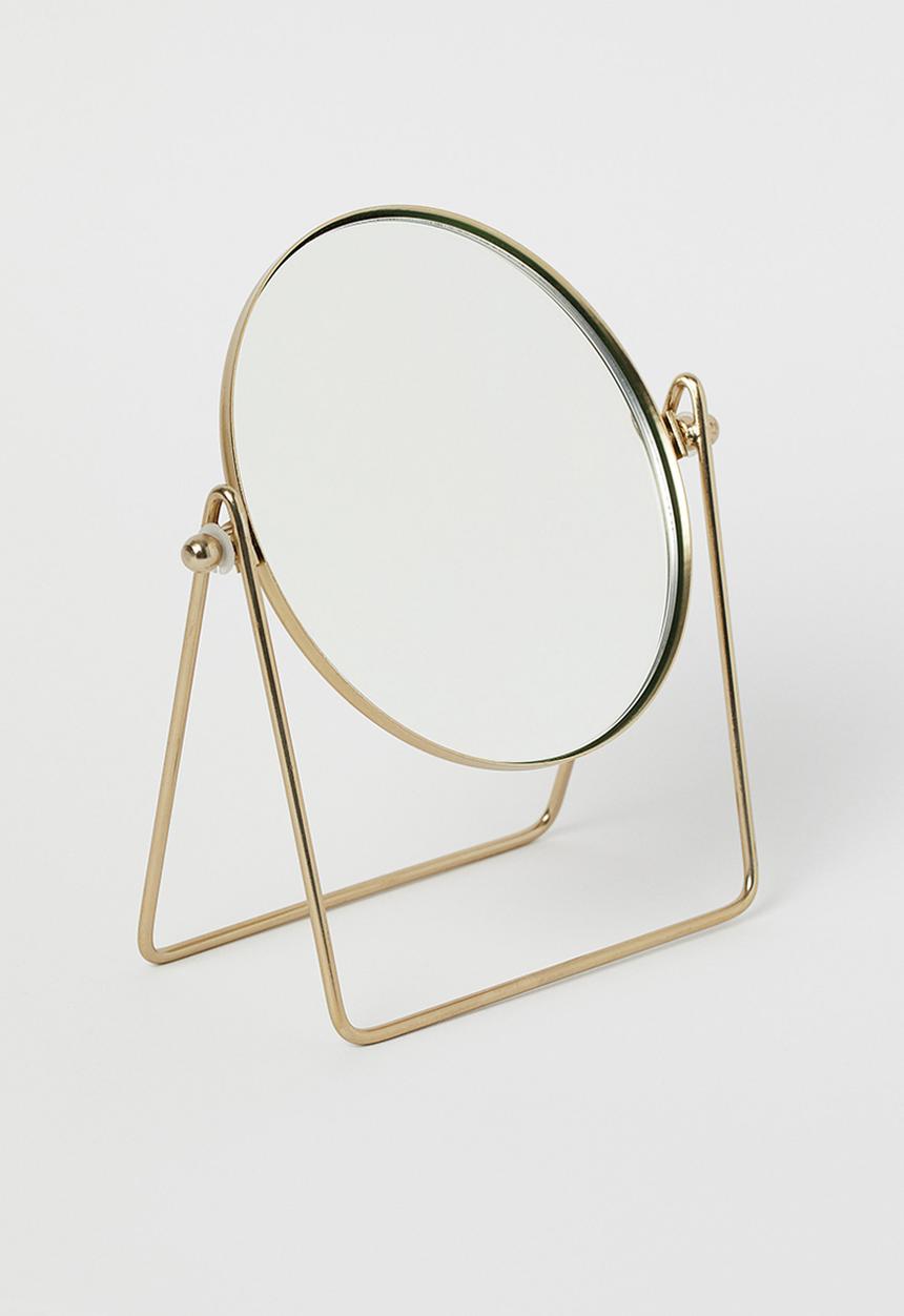 H&M - Metal table mirror - gold