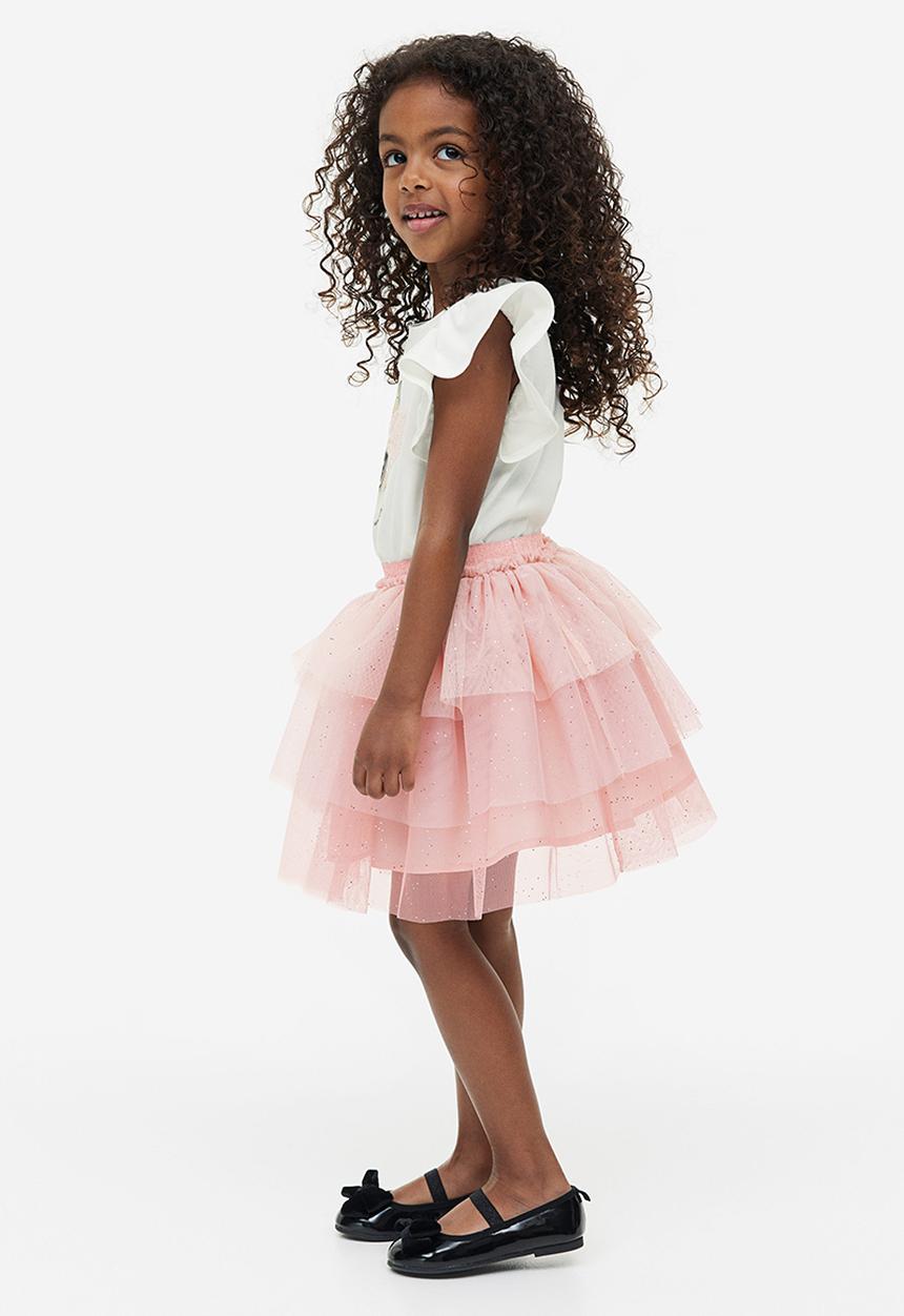 H&M - 2-Piece tulle set - light pink cat